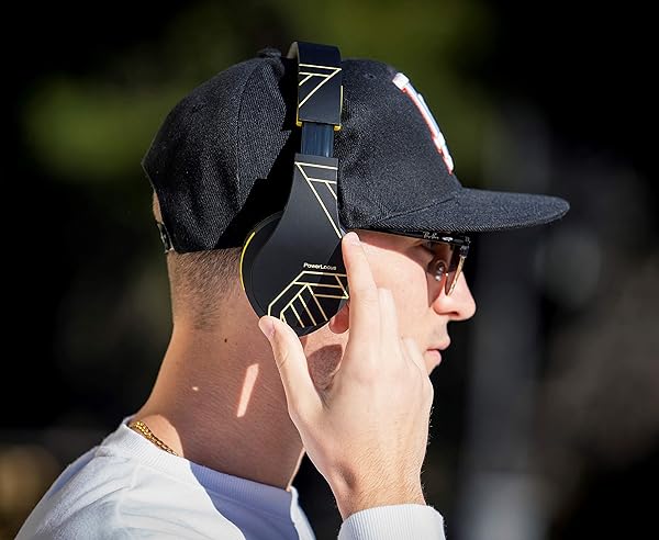 PowerLocus PowerLocus Bluetooth Over-Ear Headphones: Wireless, Foldable, Built-in Mic, FM & Micro SD for iPhone, Samsung, iPad, PC - View 9 of 10