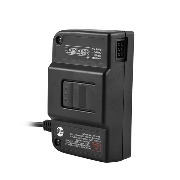 Zerone High Efficiency AC Power Adapter for N64 - 100-240V Input, US Plug Compatible - View 8 of 9