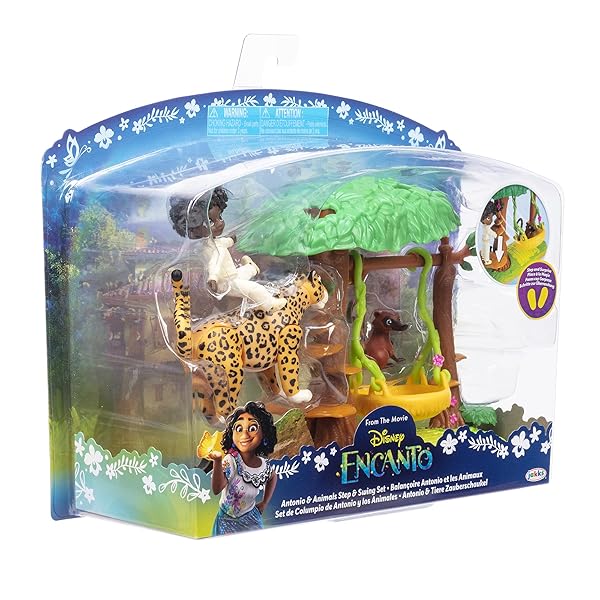Disney Encanto Disney Encanto Antonios Animal Swing Playset with Jaguar Figure for Fun Outdoor Play - View 8 of 9