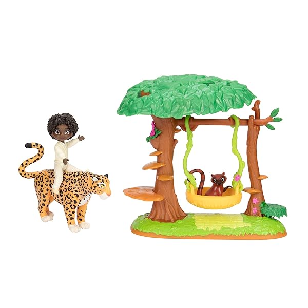 Disney Encanto Disney Encanto Antonios Animal Swing Playset with Jaguar Figure for Fun Outdoor Play - View 9 of 9