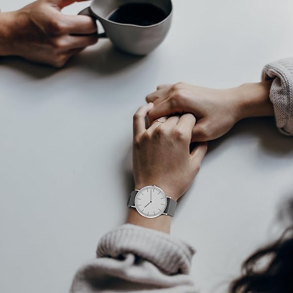 WOCCI WOCCI 20mm Silicone Watch Band Quick Release Rubber Strap with Silver Buckle Dark Grey - View 2 of 9