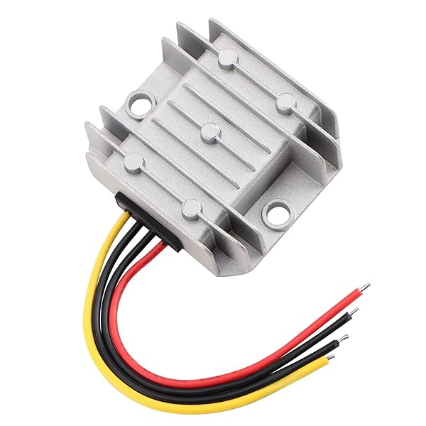 DROK DROK Adjustable Voltage Regulator Waterproof DC to DC Buck Converter 8-35V to 3-24V 5A Aluminum Case Step Down Power Supply - View 4 of 7