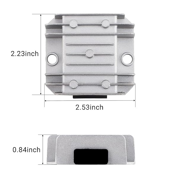 DROK DROK Adjustable Voltage Regulator Waterproof DC to DC Buck Converter 8-35V to 3-24V 5A Aluminum Case Step Down Power Supply - View 5 of 7