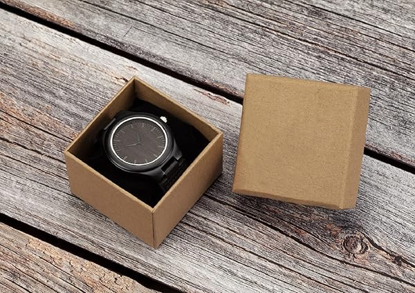 UMIPHIMAT Personalized UMIPHIMAT Engraved Wooden Watch for Boyfriend or Husband Perfect Gift for Birthday Anniversary or Valentine's Day - View 6 of 7