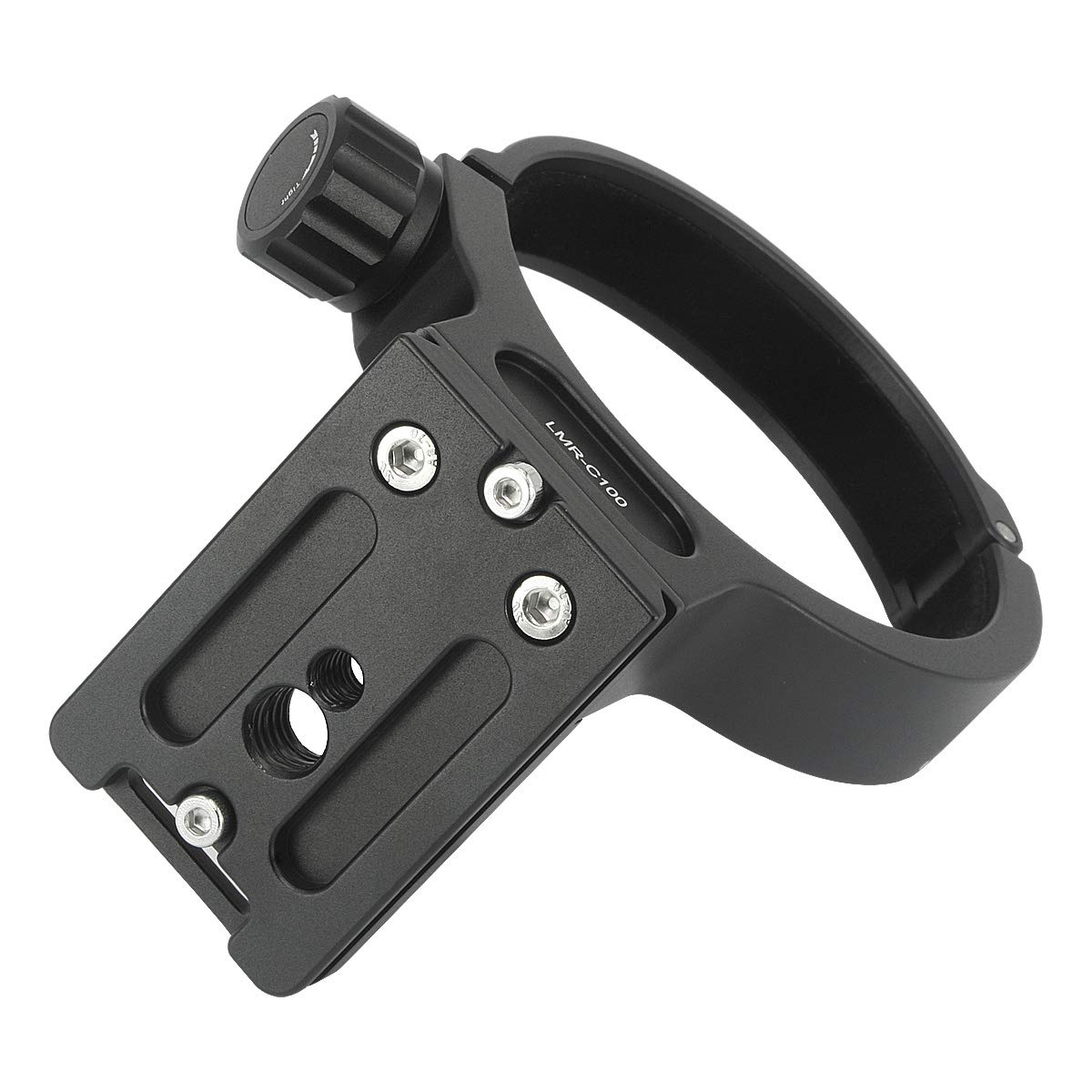 Haoge LMR-C100 Lens Collar Replacement Foot for Canon EF 100mm f/2.8L Macro with Arca Type Quick Release Plate - View 6 of 7