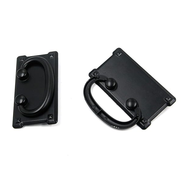 Antrader Antrader Zinc Alloy Rectangular Pull Handle 4-Pack for Lockers Cabinets and Drawers 3.74 x 2.04 Inch Elliptical Grip - View 3 of 6