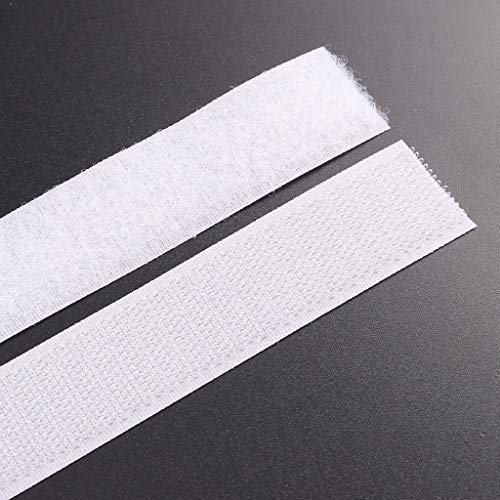 IHKFILAN White Sew On Hook and Loop Tape 3/4 Inch Wide 10 Meters Length Durable Nylon Fabric for Easy Fastening - View 4 of 7