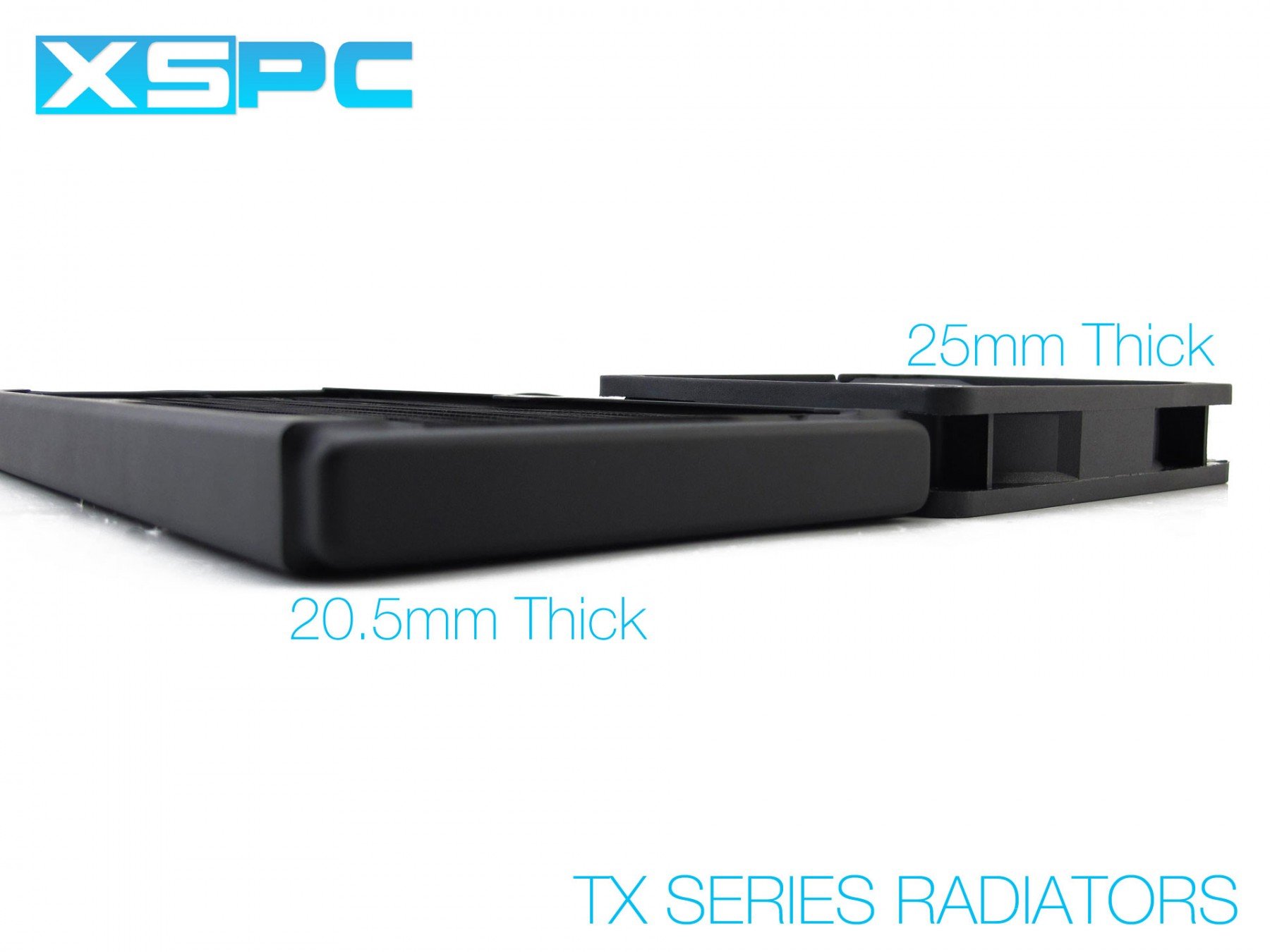 XSPC TX360 Crossflow Ultra Thin Radiator 120mm Triple Fan Black for High Performance Cooling - View 5 of 6