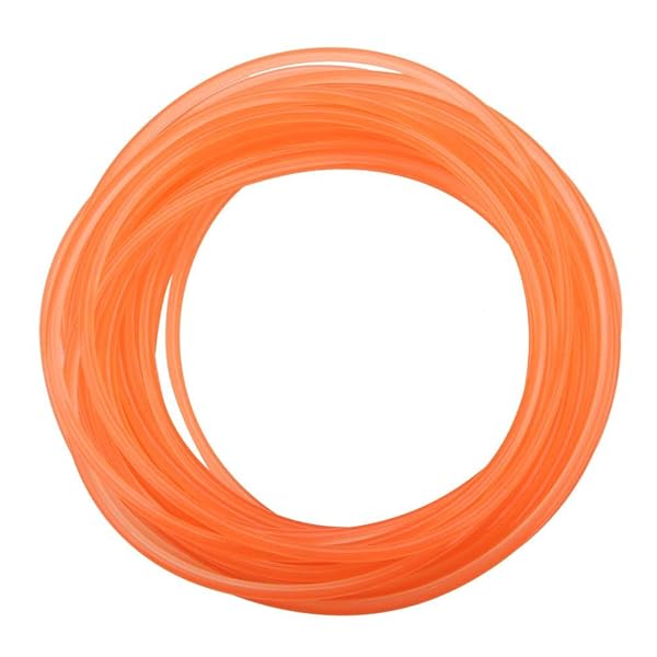 Hilitand High-Performance PU Round Belting - 5mm x 10m Polyurethane Drive Belt in Orange