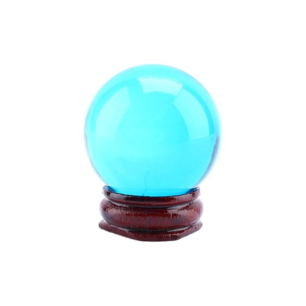 Hilitand 34mm Clear Crystal Ball Sphere - Rare Natural Quartz with Stand | Asian Magic Decor