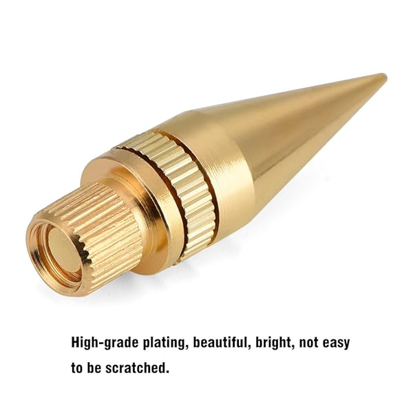 Zerone Zerone Speaker Spike Pad Kit: 8 Pairs of 6x36mm Copper Isolation Stands for Speakers, Amplifiers & Turntables - View 4 of 10