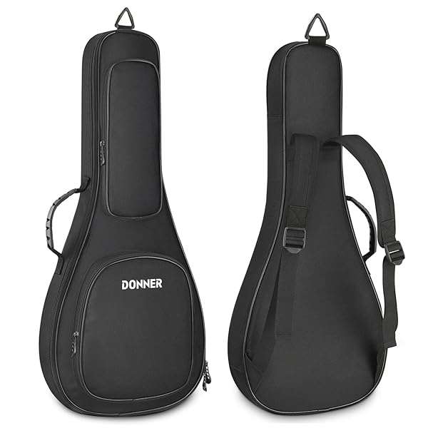 Donner Donner 28 Inch Mandolin Case - Waterproof Nylon Gig Bag with Padded Sponge & Metal Zippers for A & F Style Mandolins - View 2 of 8