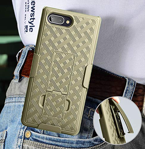 Nakedcellphone Champagne Gold Clip Case for BlackBerry Key2 LE - Kickstand & Holster Combo - View 7 of 10