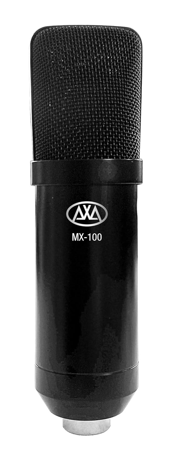 AXA AXCESSABLES AxcessAbles Cardioid XLR Condenser Microphone for Recording and Podcasting Compatible with Scarlett Behringer PreSonus Audio Interfaces - View 3 of 7