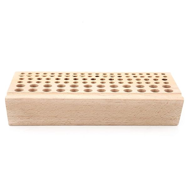 Akozon Akazon Leather Tool Holder: 98-Hole Organizer for Punching, Crafting & Painting Brushes - Perfect for Leatherworking - View 7 of 7