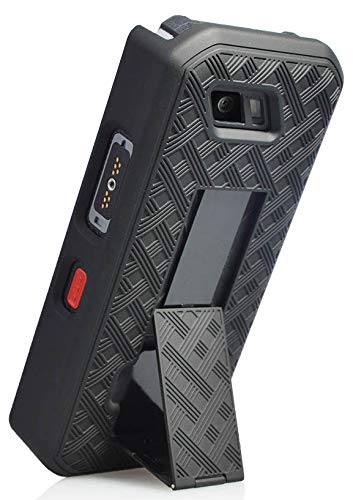 Nakedcellphone Buy Nakedcellphone Combo Series Case for Sonim XP5s - Hard Cover with Kickstand & Rotating Belt Clip - Black - View 5 of 10