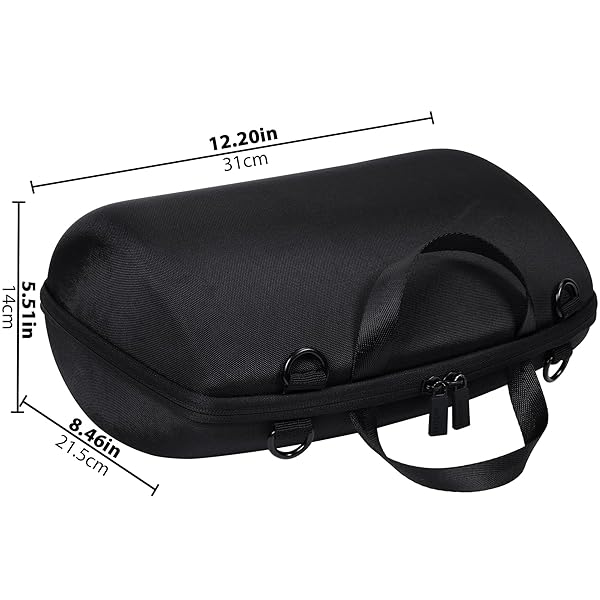 co2CREA co2CREA Hard Travel Case for JBL Xtreme 2 Portable Bluetooth Speaker Black with Blue Interior Durable Protection - View 5 of 9