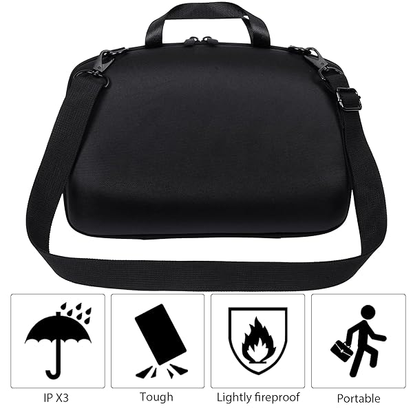 co2CREA co2CREA Hard Travel Case for JBL Xtreme 2 Portable Bluetooth Speaker Black with Blue Interior Durable Protection - View 6 of 9