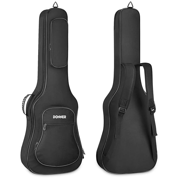 Donner "Donner 39" Electric Guitar Bag - Padded, Waterproof, Adjustable Strap, Durable 600D Nylon Case"