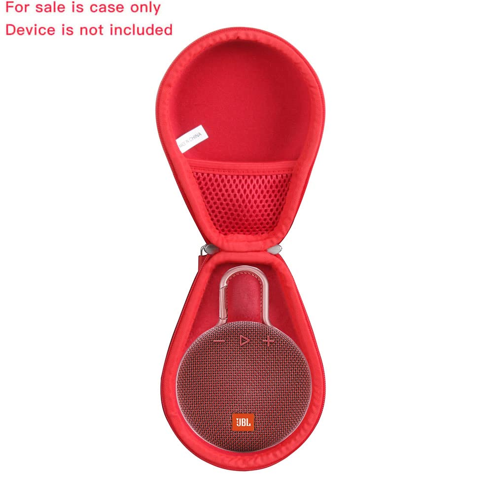 Hermitshell Hermitshell Travel Case for JBL Clip 3 Portable Waterproof Bluetooth Speaker Red - View 2 of 7