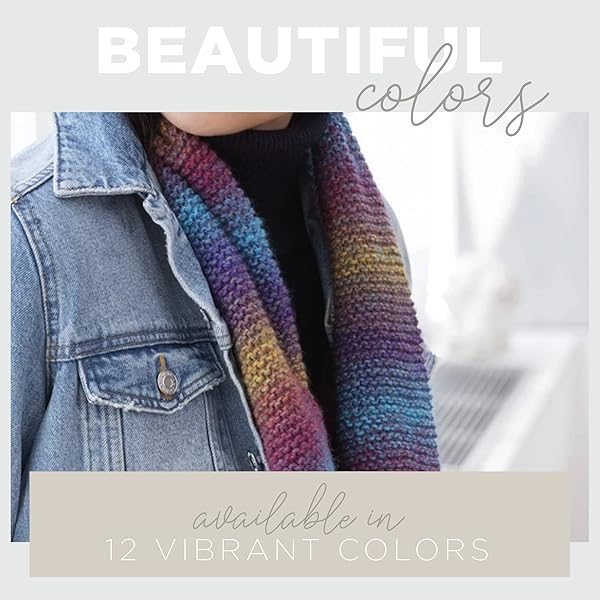 Lion Brand Yarn Lion Brand Multicolor Ferris Wheel Yarn for Knitting Crocheting Crafts Morning Java 1 Pack - View 3 of 6