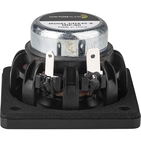 Dayton Audio "Dayton Audio DMA45-8: High-Quality 1.5" Dual Magnet Aluminum Cone Full-Range Driver (8 Ohm)" - View 3 of 4