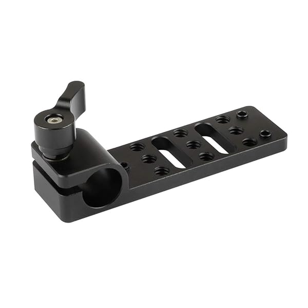 CAMVATE CAMVATE 15mm Rod Clamp Cheeseplate for Power Outlet Durable and Versatile Mounting Solution for Filmmaking and Photography - View 5 of 6