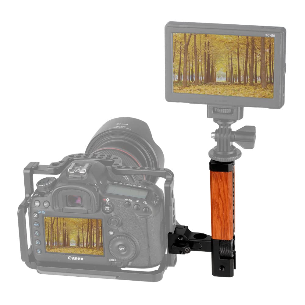 NICEYRIG NICEYRIG Camera NATO Top Handle Handgrip with 15mm Rod Clamp and Cold Shoe Mount for DSLR Camcorders and Action Camera Cages - View 3 of 8