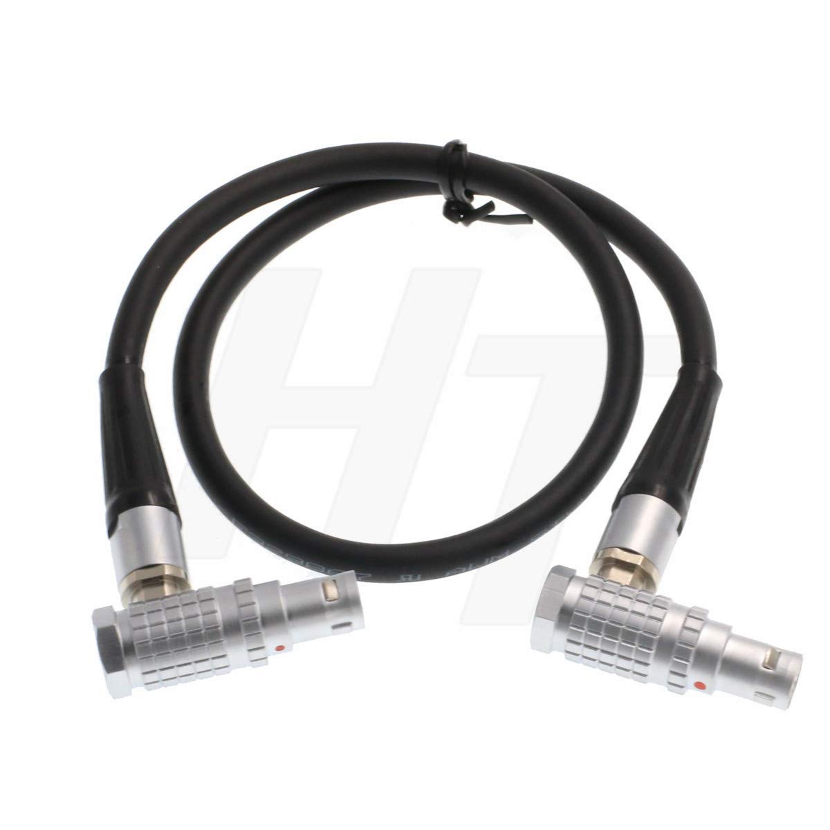 HangTon 16 Pin LCD EVF Cable for RED DSMC2 Epic/Scarlet - 80cm Right Angle for Touchscreen Monitor