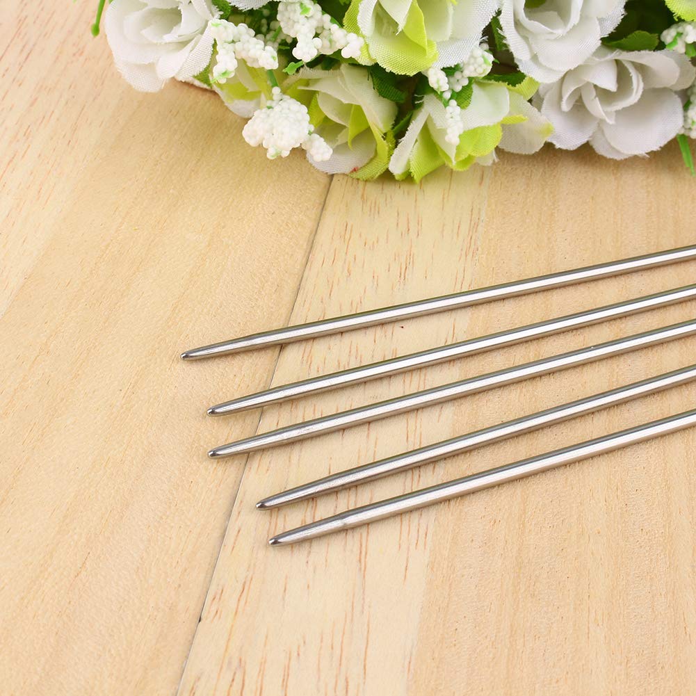 Hilitand "Hilitand 55pcs Knitting Needles Set - 11 Sizes of 7.9" Double Pointed Stainless Steel for Sweater & Crochet DIY" - View 6 of 9