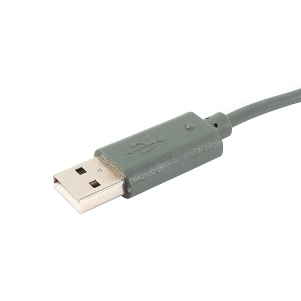 Zerone Zerone Wired Controller USB Breakaway Adapter for XBOX 360 - High-Quality Connection Cable (Gray) - View 10 of 10