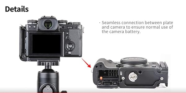 SUNWAYFOTO Buy SUNWAYFOTO PFL-XT3 QR L Plate for Fuji X-T3 - ARCA Compatible Bracket - View 6 of 10