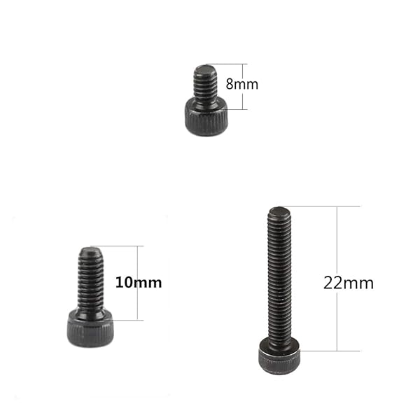CAMVATE CAMVATE M4 Threaded Screw Pack 15 pcs M4X8mm M4X10mm M4X22mm for Camera Accessories - View 2 of 3