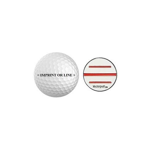 Vectorputt Vectorputt USGA Approved Double Sided Golf Ball Marker with Hat Clip 30mm for Quick and Easy Use - View 3 of 4