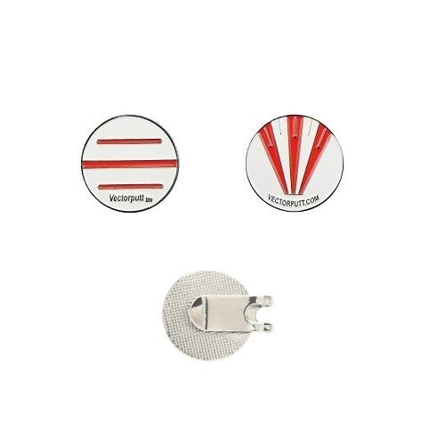 Vectorputt Vectorputt USGA Approved Double Sided Golf Ball Marker with Hat Clip 30mm for Quick and Easy Use - View 4 of 4