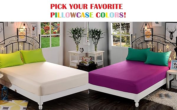 Elegant Comfort Elegant Comfort 1500 Hotel Quality Fitted Sheet - Soft Microfiber, Deep Pocket, Wrinkle & Fade Resistant, Full Size, White - View 4 of 9