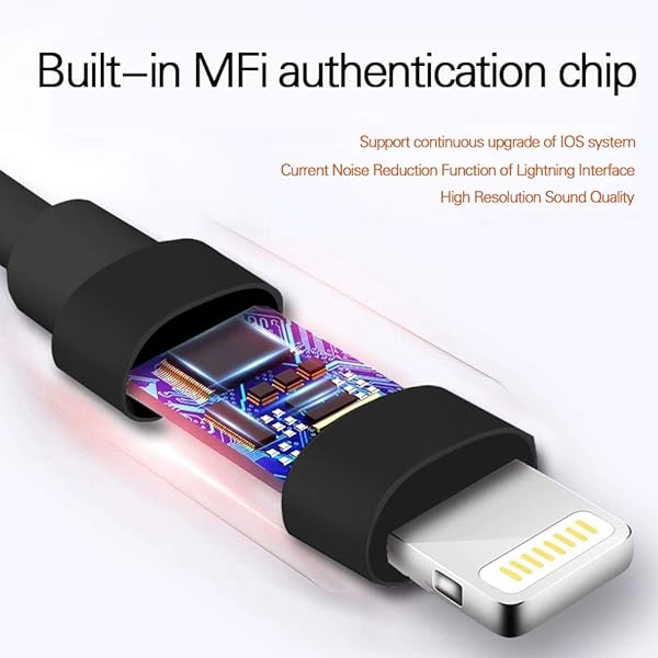 MAXROCK MAXROCK Sleep Earbuds for iPhone: Lightning Connector Headphones with Microphone & Volume Control - View 5 of 6