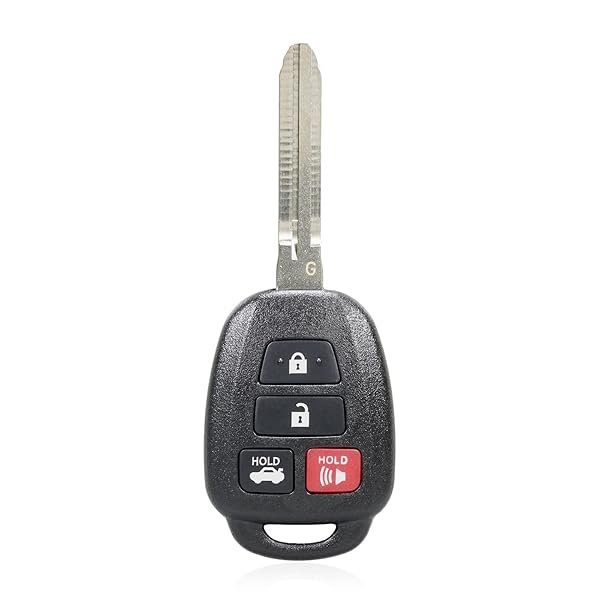 Replacement Key Fob for 2012-2014 Toyota Camry Keyless Entry Remote HYQ12BDM G Chip New Uncut Blade by AutoKeyMax