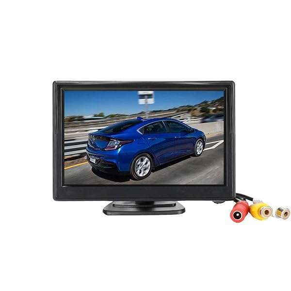Padarsey Padarsey 5-Inch TFT LCD Car Rear View Monitor for Backup Camera - 2 Mount Options Included