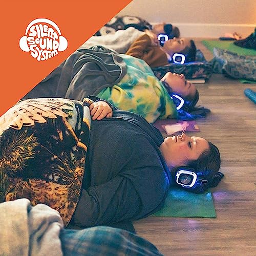 Silent Sound System Silent Sound System Starter Package: 9 RF LED Headphones & Transmitter for House Parties & Backyard Movies - View 4 of 9