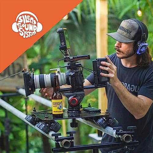 Silent Sound System Silent Sound System Starter Package: 9 RF LED Headphones & Transmitter for House Parties & Backyard Movies - View 5 of 9