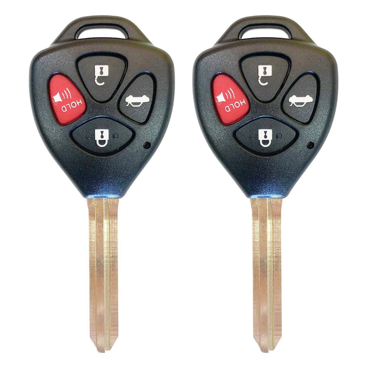 Keyless Entry Remote Car Key for Toyota Corolla Venza Avalon GQ4-29T with G Chip by AutoKeyMax Pair