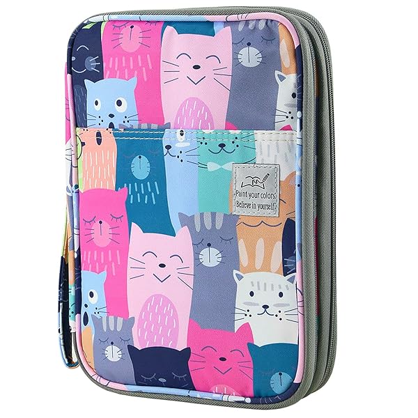 YOUSHARES YOUSHARES 192 Slots Colored Pencil Case - Large Capacity Organizer for Prismacolor & Gel Pens | Perfect for Artists