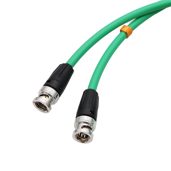 12G 4K 60P SDI BNC 75? Coaxial Video Cable Canare LV-61S for Sony SmallHD Blackmagic Komodo Alexa Atomos 30cm Green