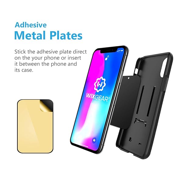 WixGear WixGear Magnetic Phone Car Mount: Universal Dashboard Holder for Phones & Tablets with Swift-Snap Technology - View 4 of 8