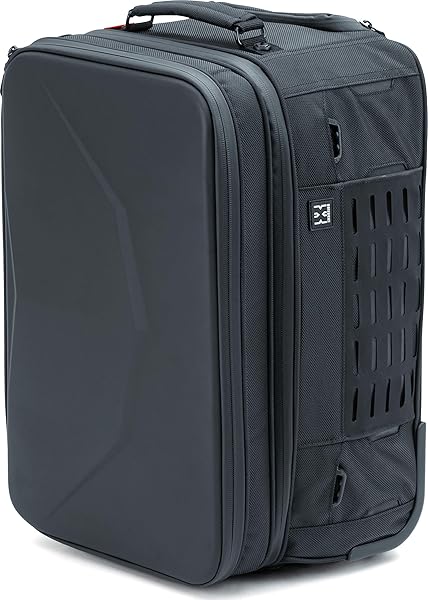 Shop Kuryakyn 5216 XKursion XW Porter Trunk Bag - Weather Resistant Motorcycle Travel & Rolling Carry-On Luggage in Black