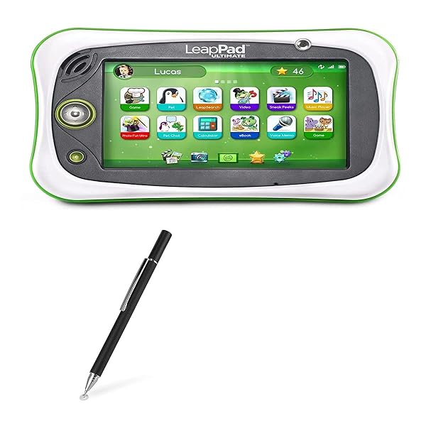BoxWave Stylus Pen for Leapfrog LeapPad Ultimate EverTouch Capacitive Fiber Tip Stylus Jet Black