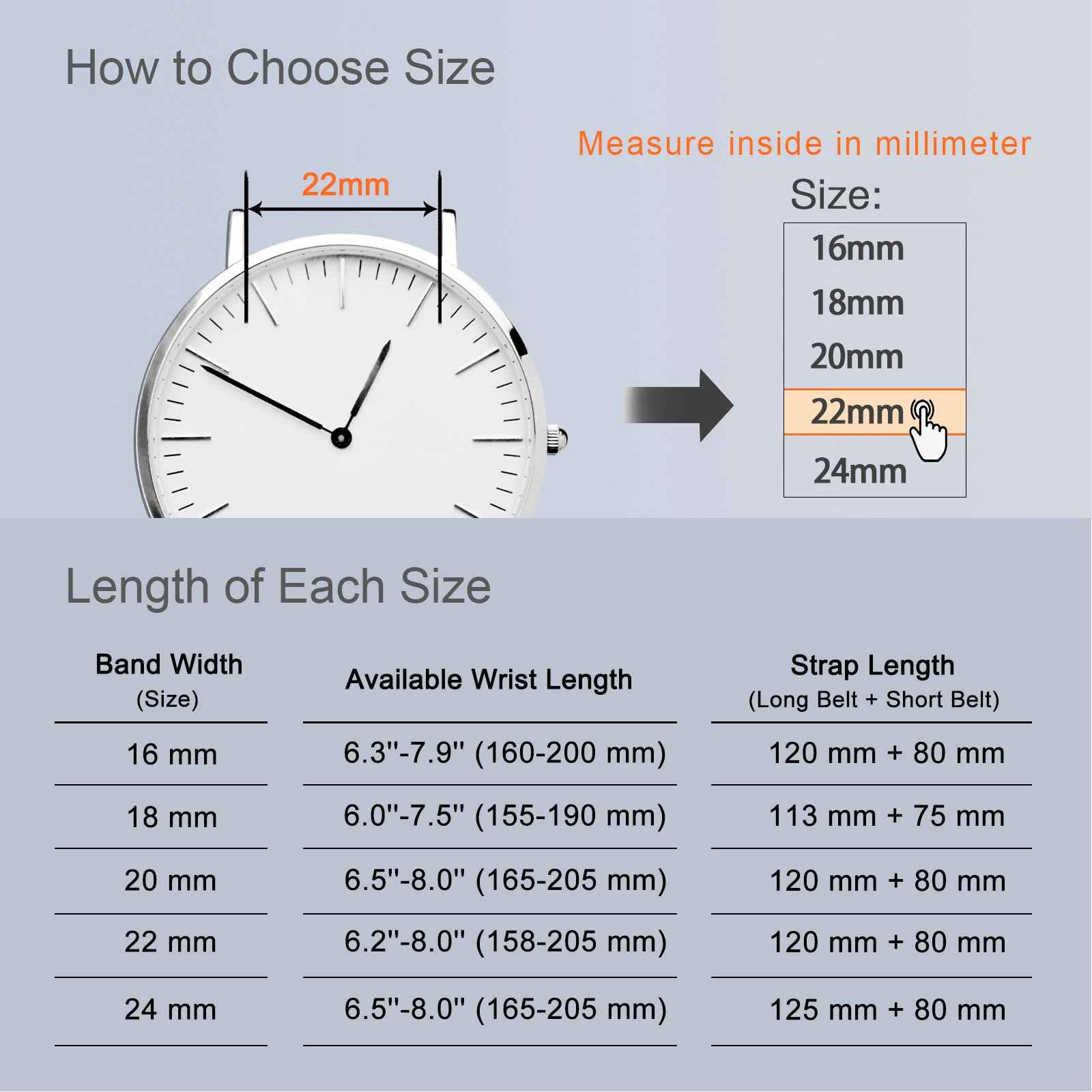 WOCCI 24mm Premium Silicone Rubber Watch Bands with Black Buckle in Yellow for Comfortable and Stylish Replacement Straps - View 4 of 9