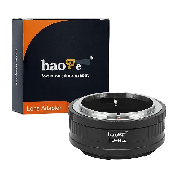 Haoge Haoge Manual Lens Mount Adapter: Canon FD to Nikon Z Mount for Z7II, Z6II, Z6, Z7 Cameras - View 2 of 8
