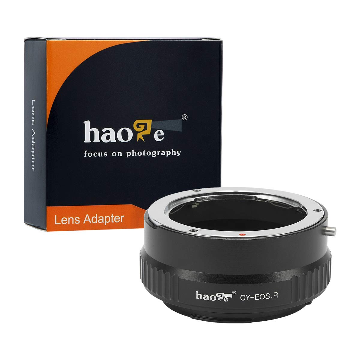 Haoge Manual Lens Mount Adapter Contax Yashica C/Y Lens to Canon RF Mount for R5 R6 EOS R Mirrorless Camera